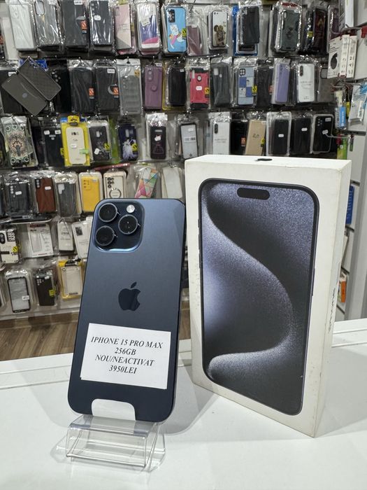iSellStore Vâlcea: iPhone 15 Pro Max Blue 256GB - Neactivat/NOU