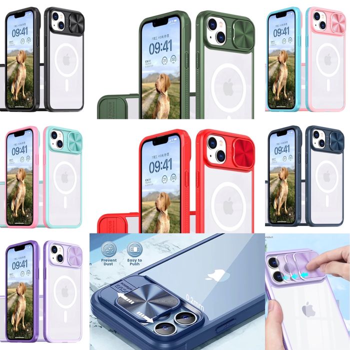 Husa Premium cu protectie metalică pt. iPhone 14 Pro Max, 14 Plus