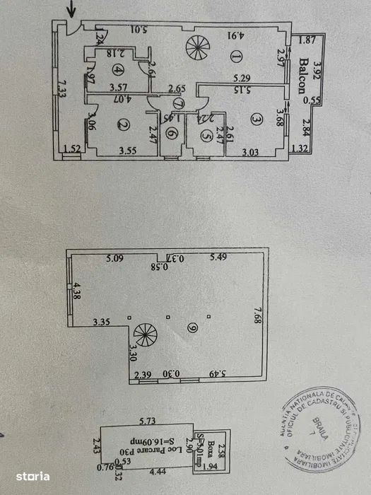 Duplex 186.73mp total , loc parcare subteran, boxa, mobilat si utilat