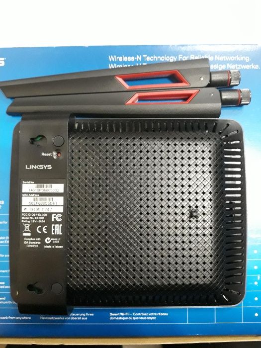 Linksys E1700 N300 WI-Fi router бърз рутер