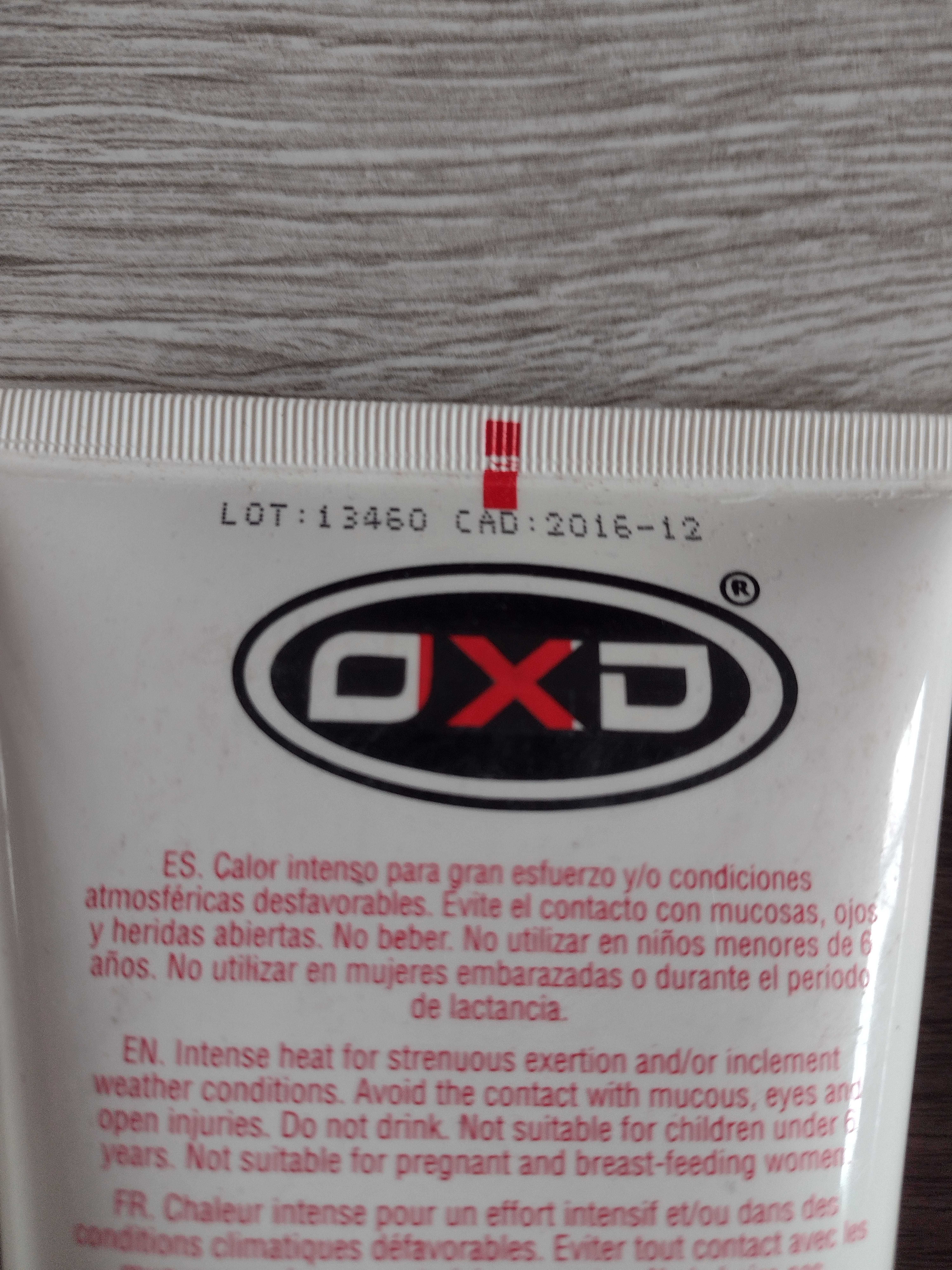 OXD sport крем мехлем
