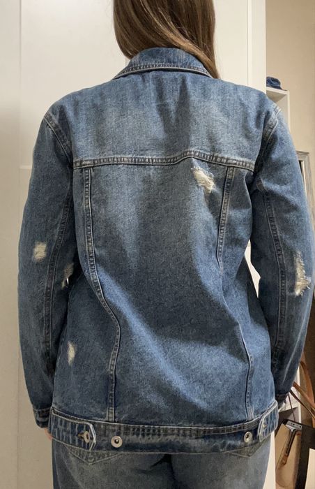 Дамско дънково яке Stradivarius размер S