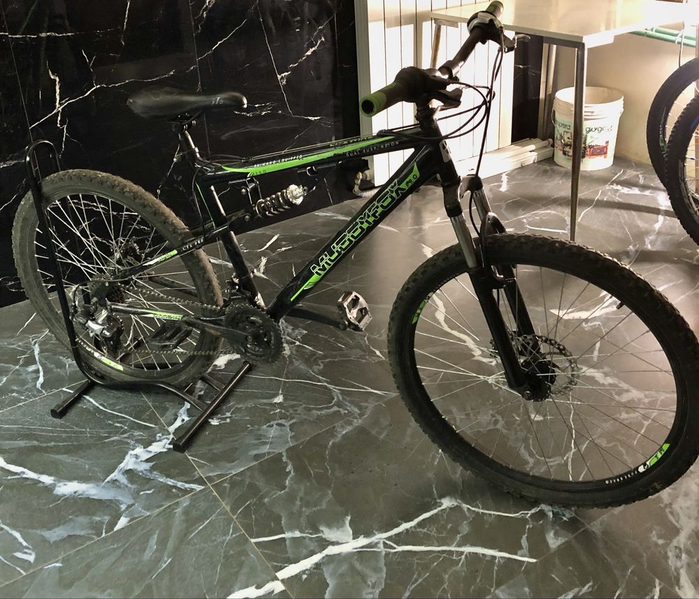 Vand bicicleta Muddyfox cu suspensie dubla