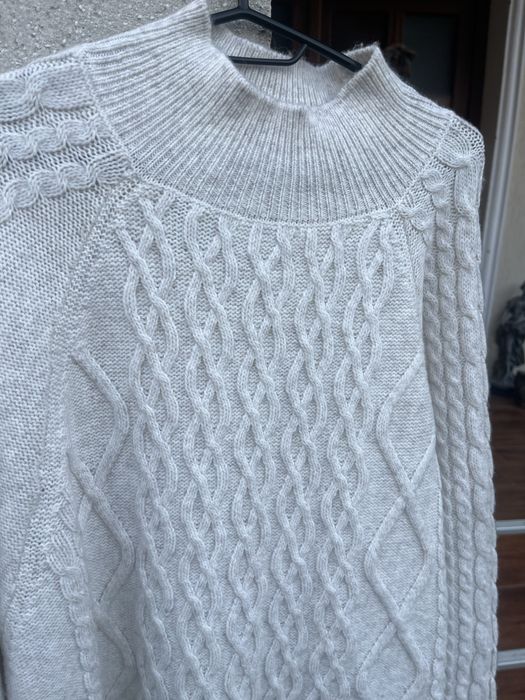 Rochie tricotatat crem