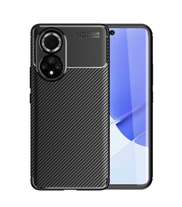 Husa Carbon Case Slim / Hard Neagra - Huawei NOVA 9 / SE