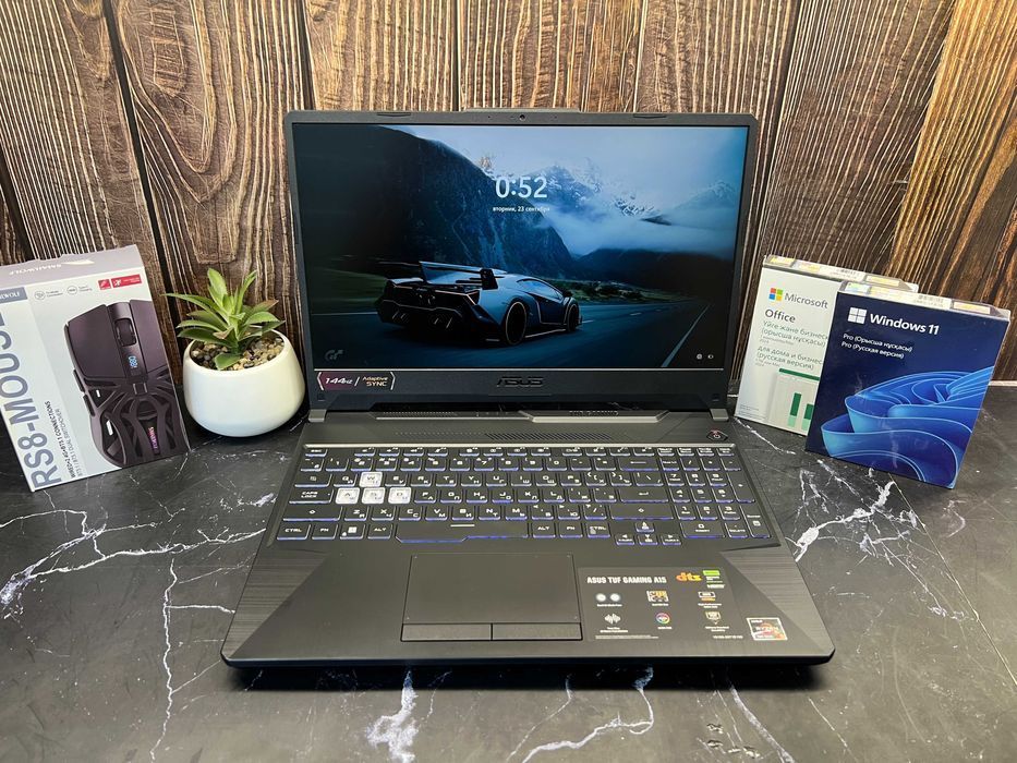 Ноутбук для игр ASUS TUF Gaming 15 | Ryzen 5-7535HS/16GB/512GB/RTX2050