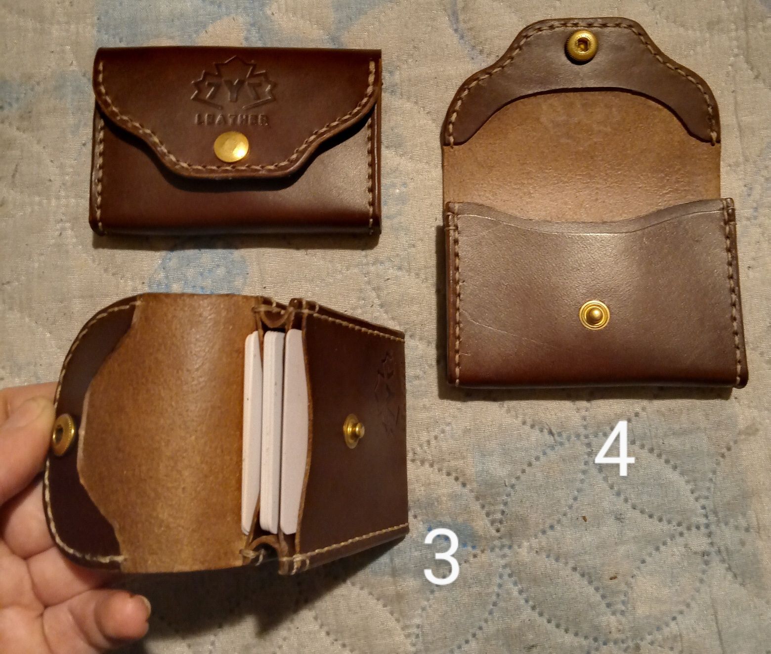 Картодържач - cardholder - 7 модела, естествена кожа