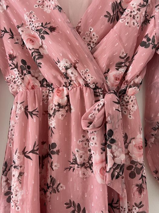 Шарена къса рокля