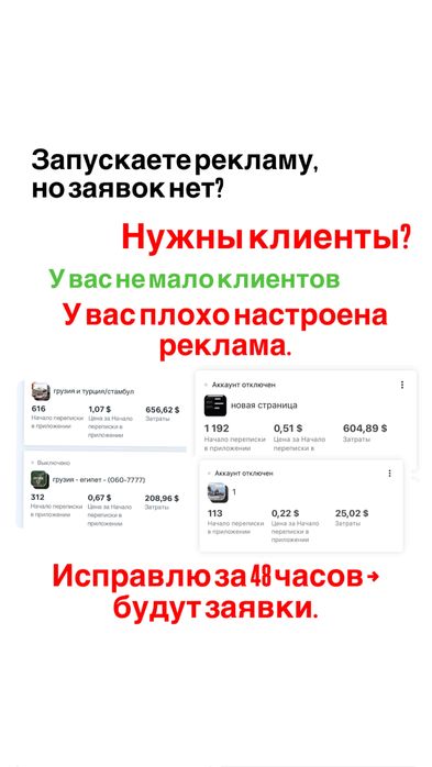 Таргетолог с опытом 6 лет приведу клиентов