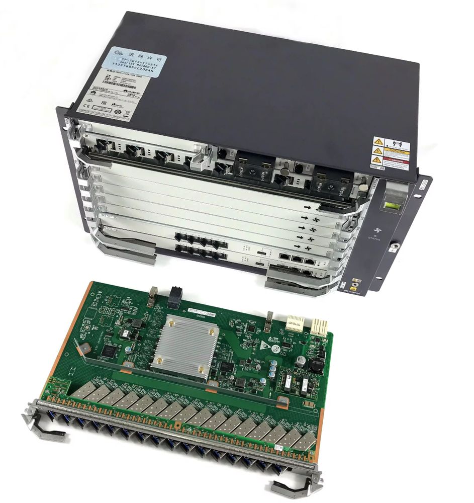 Huawei MA5800-X17 OLT Gpon Xpon optom birinchi qo’l xitoy