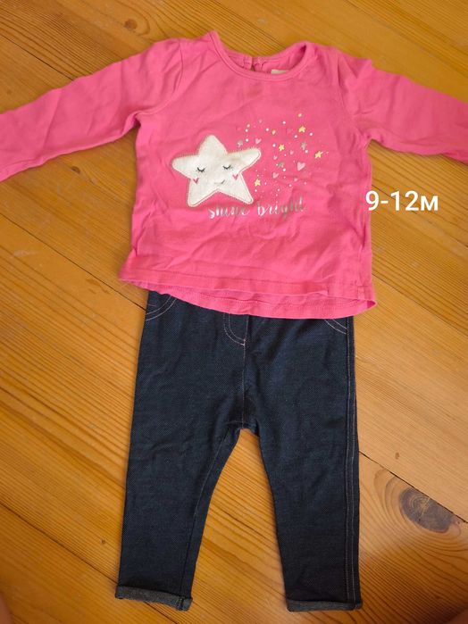 Бебешки дрешки 9-12м,1г момиче