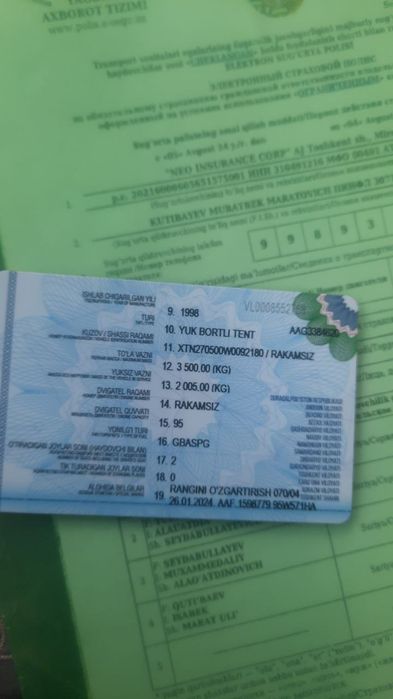 Газель 1998 жыл машин саз