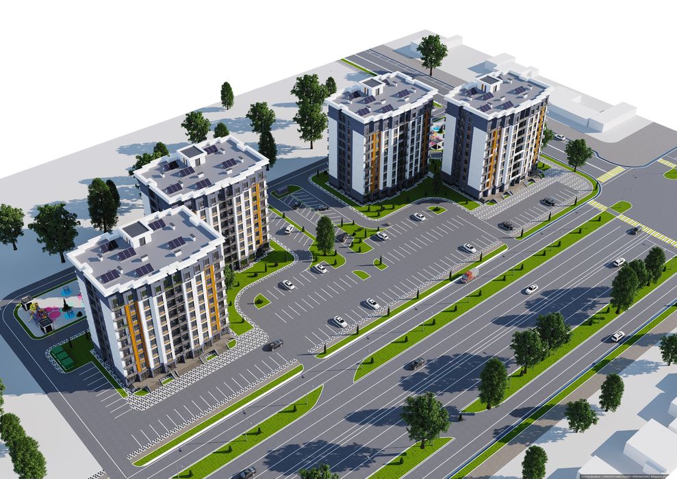 Новостройка. 46.5 м² в жк Салом Нуравшон