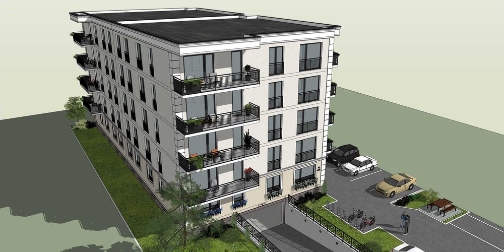 Teren stradal pentru constructie P+4, autorizata, Baneasa - Sisesti