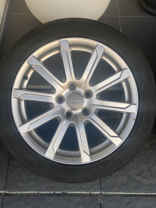 Jante originale Audi 17" cu cauciucuri Continental 2016/2015