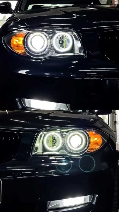 Lupe Morimoto+Kit Xenon +Angel eyes Led SAMSUNG BMW E86/E87