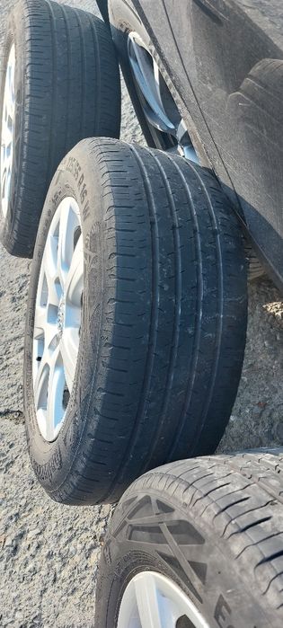 Jante Audi a4 b8 cu tot cu cauciucuri de vara Continental