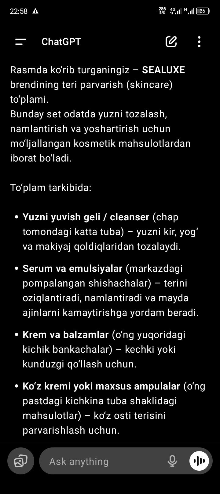 serum ajinlarni yoʻqotadi Dermolife