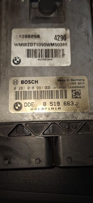 Bosch Engine ECU, BMW Mini DDE8519663,