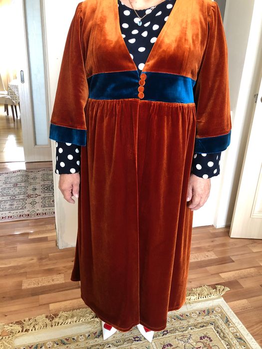 Накидка большого размера велюр