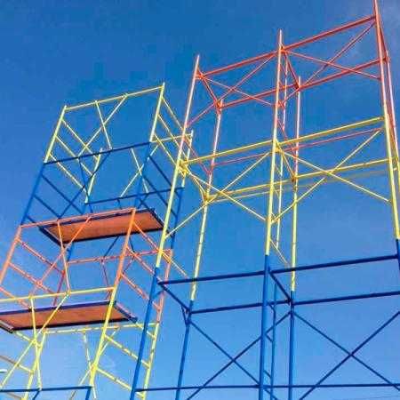 аренда строительная вышка-тура на колесах