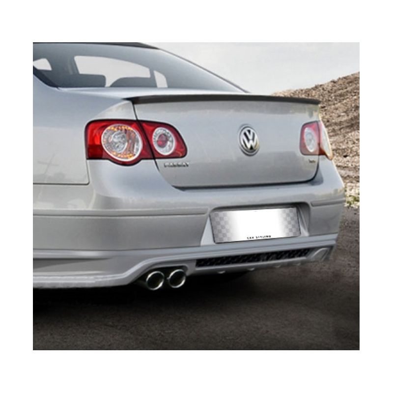 Лип спойлер за багажник за VW Passat B6 (06-10) черен цвят Тунинг