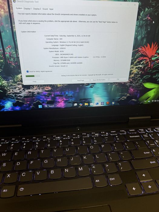 Lenovo Legion RTX 3050 RAM DDR5 64 GB Nvme 2TB