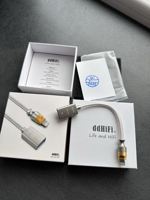 ddHiFi Lightning to USB-A female OTG cable 2.0