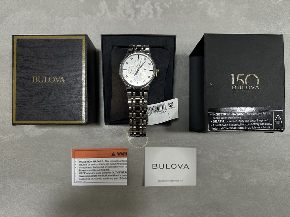 ORIGINAL Bulova — Наручные часы с бриллиантами, США