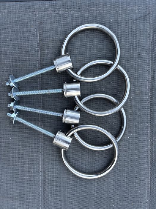 Set 4 inele cavou brut