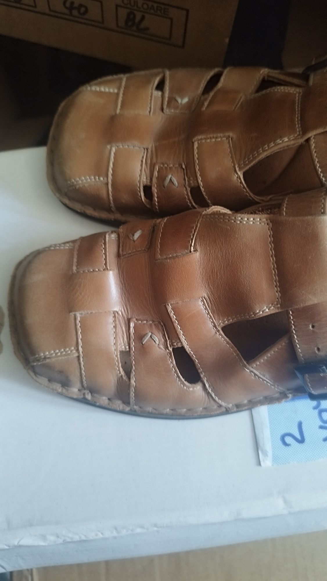 Pantofi sport bărbați măr 38 model sandale piele naturală