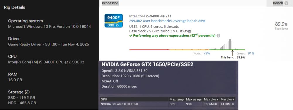 Геймърски PC / Компютър - i5 9400f