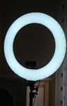 Ring light Lampa circulara Profesionala cu Display 46 cm make up/foto