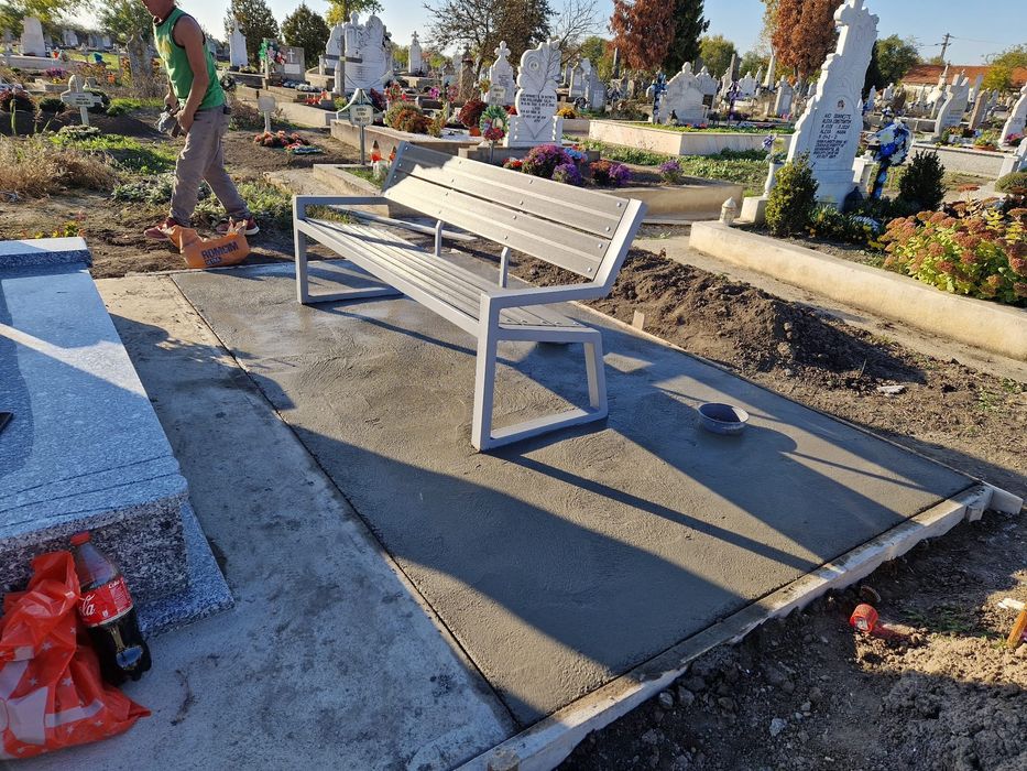 Banca curte cimitir terasa etc