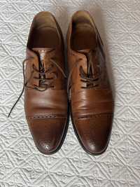 Pantofi maro piele cacharel - 40