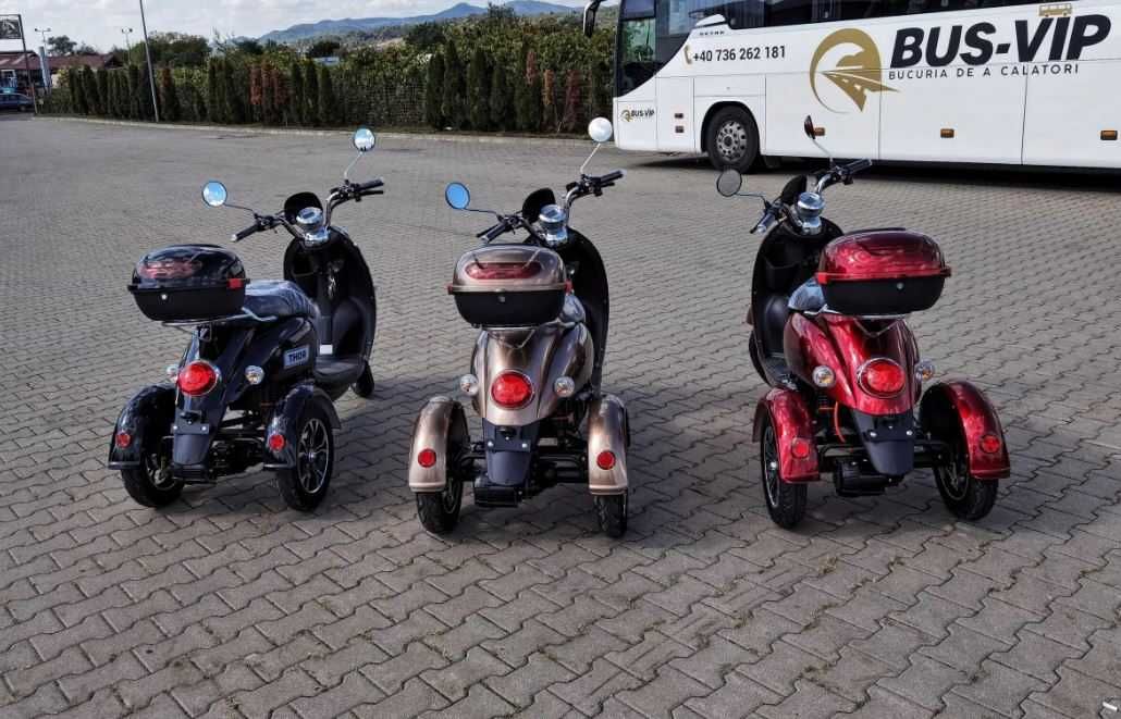 Triciclu electric Thor Spyder rosu maro negru Agramix noi