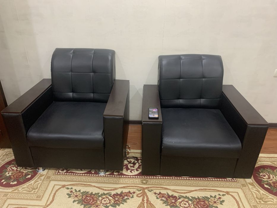 Диван 2 та кресло ва двухспальный глам сотилади