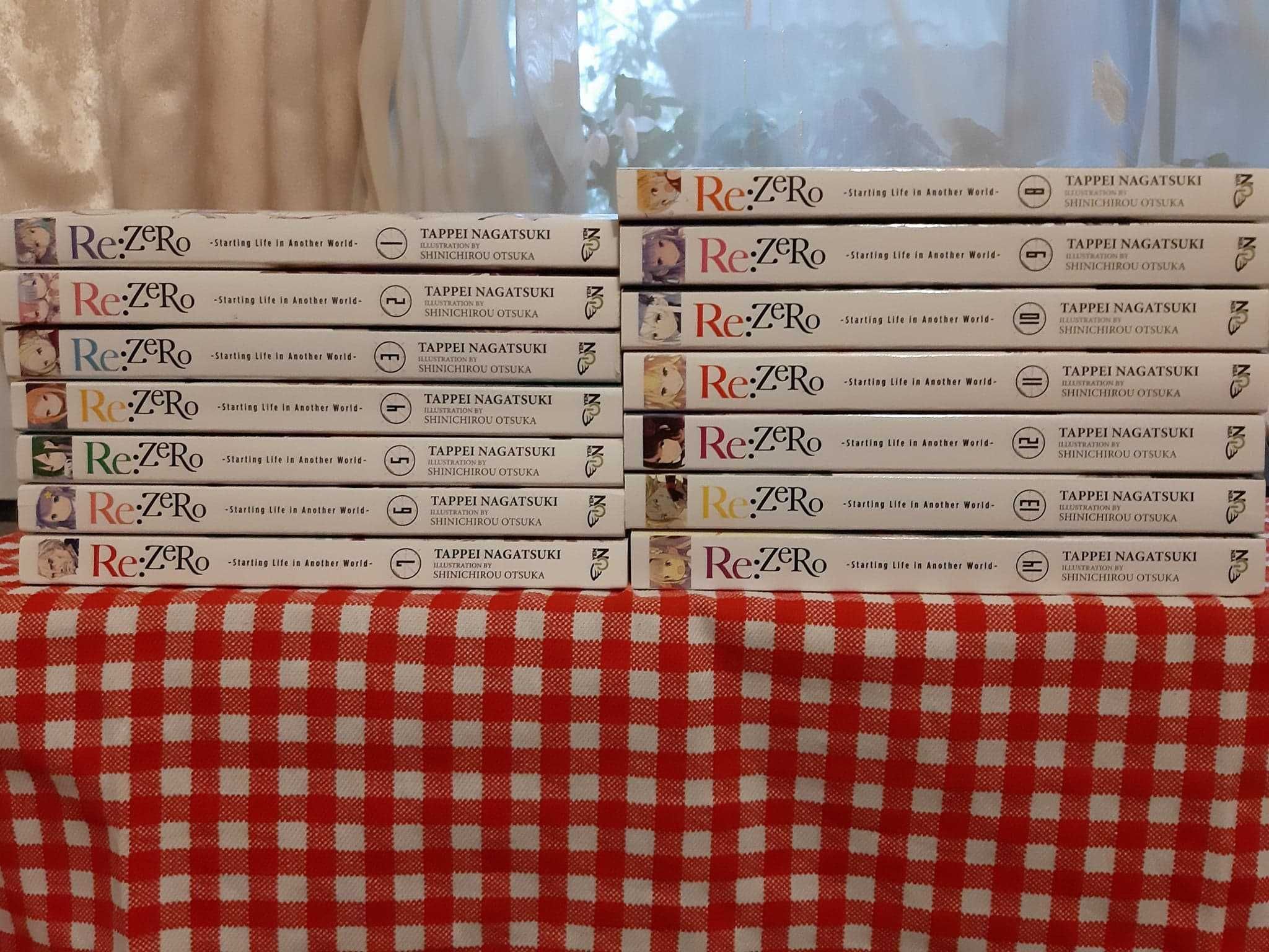 Re:Zero Light Novel Vol. 1-14