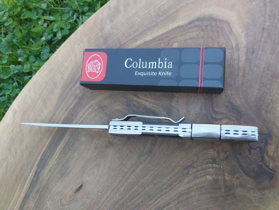 Сгъваем джобен нож Columbia с гравирана дръжка В3165