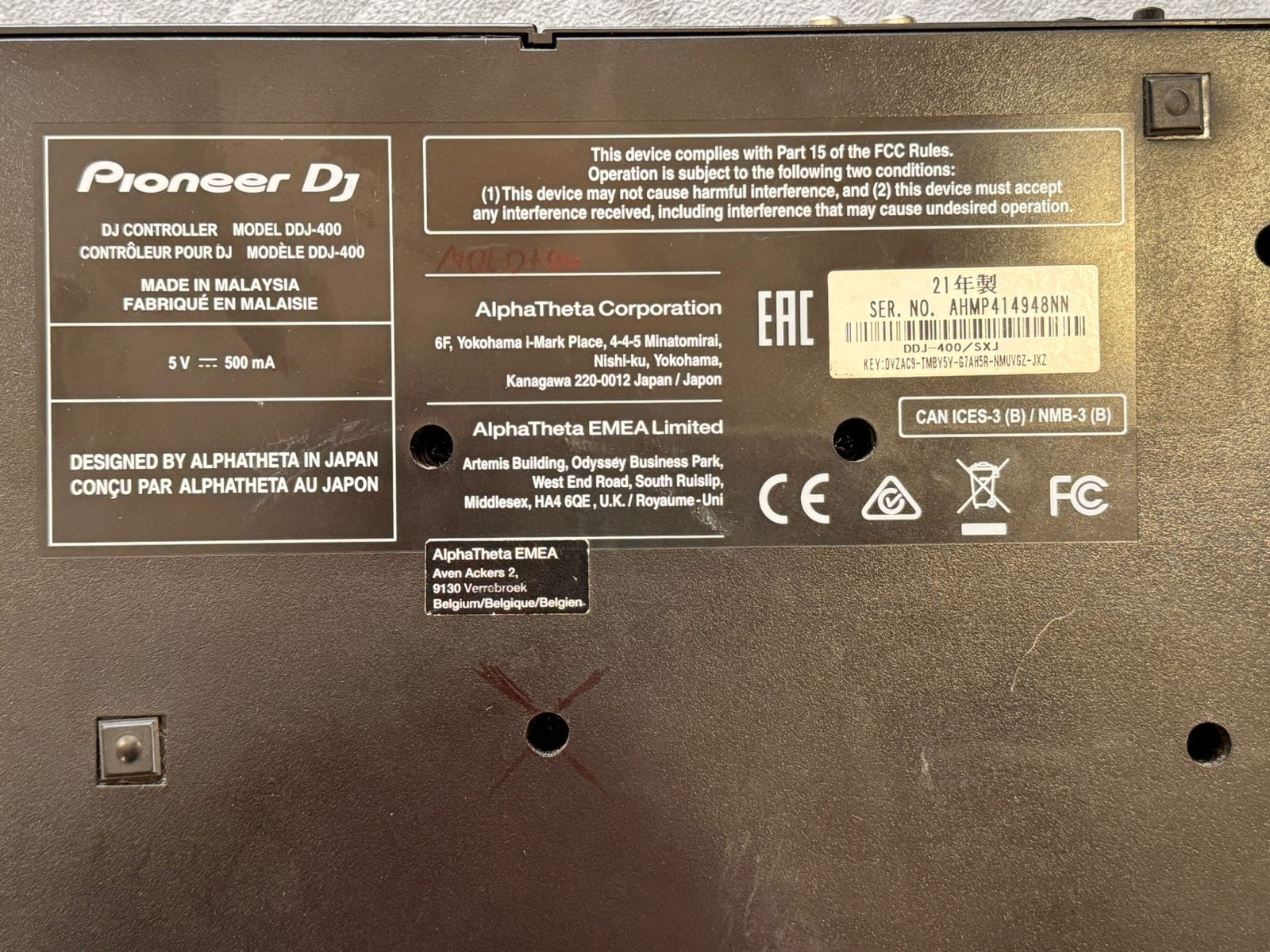 Контроллер Pioneer DDJ-400