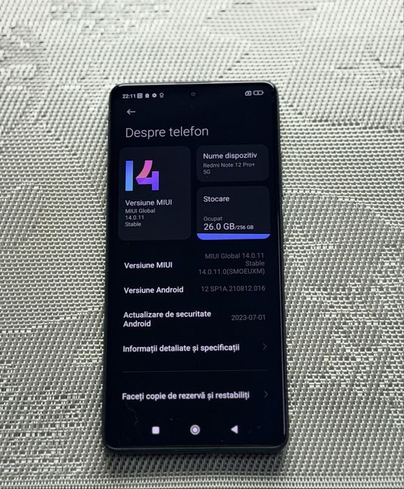 Redmi Note 12 Pro+ 5G Pret 600 lei fix