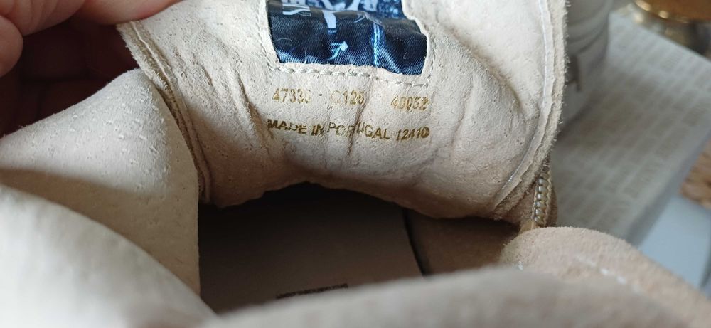 Боти Bronx от естествен велур