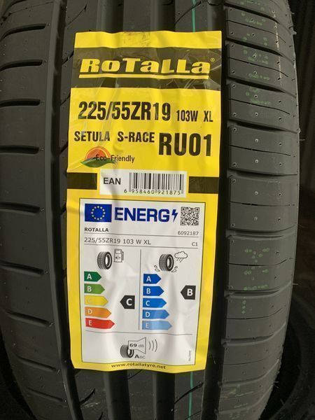 Нови летни гуми ROTALLA SETULA S-RACE RU01 225/55R19 103W XL НОВ DOT