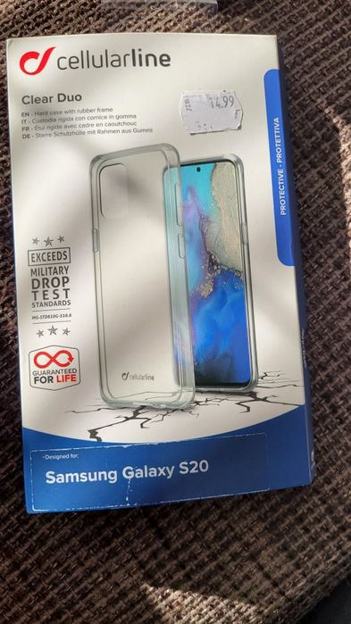 Прозрачен протектор за Samsung Galaxy S20