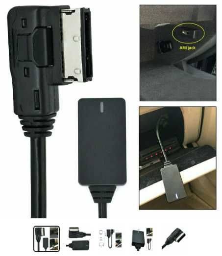 Cablu Adaptor AMI MMI Bluetooth pentru VW / AUDI / Skoda