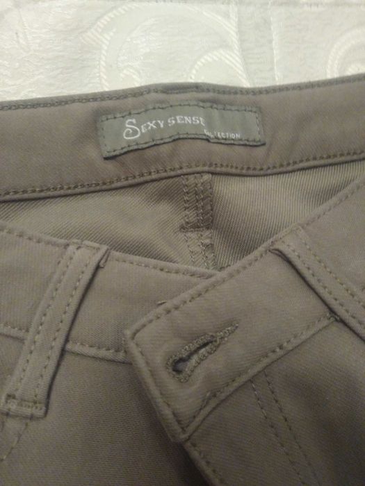 Pantalon slim cochet dame