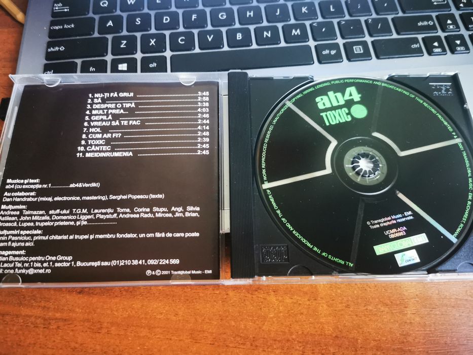 Cd AB4 Toxic raritate