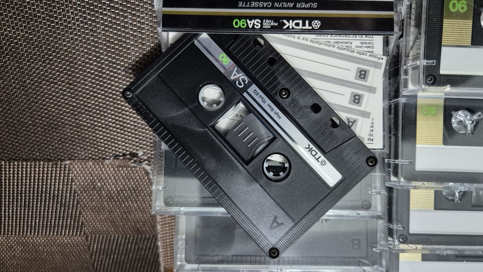 Кассеты TDK SA90 (Gold & Silver version)1987 г !! Цена 100$  за 10штук
