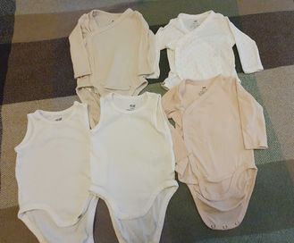 Лот бебешки дрехи за момиче HM, 2-4 месеца, като нови