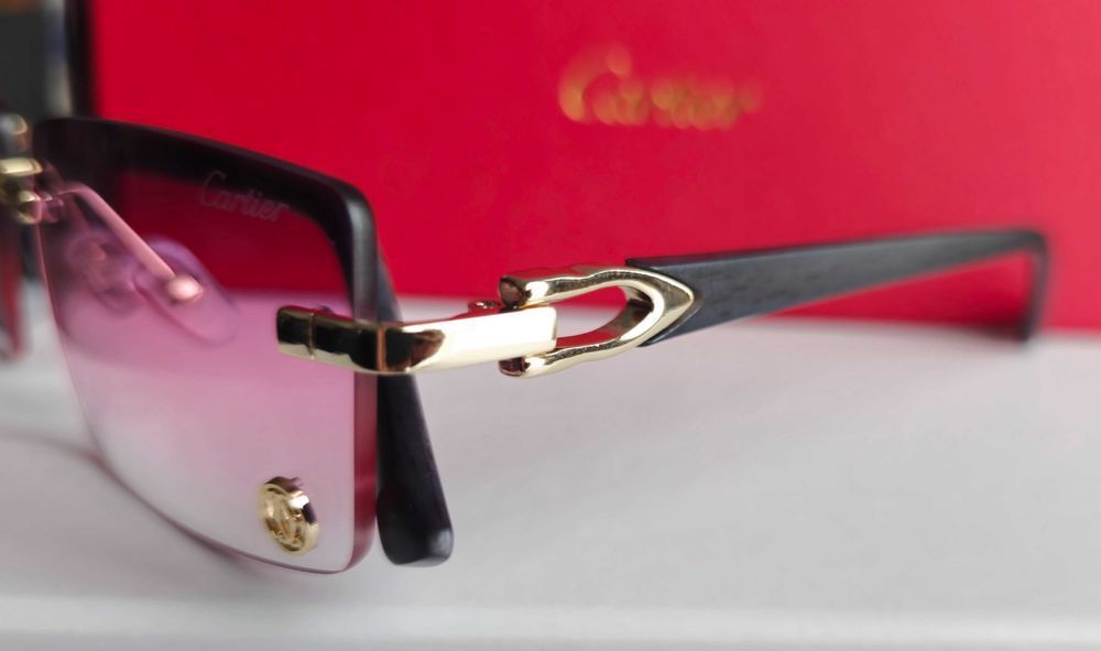 Ochelari de soare Cartier Horn Pink